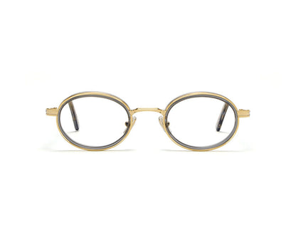 Karnak C78 Gold Crystal Dark Grey Acetate Rim (6823)