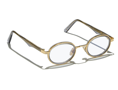 Karnak C78 Gold Crystal Dark Grey Acetate Rim (6823)