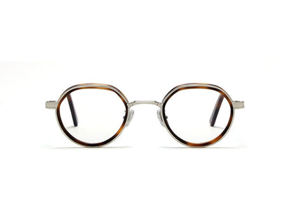 Meknes S46 C39 Silver Havana Maculato Acetate Rim (6824)