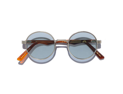 Zelalem Sun S48 C02 Silver Antiqued Havana Chiaro (Blue Light Photochromic (Base 2)) (6693)