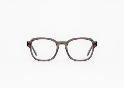 Grana C01 Transparent Dark Grey Red