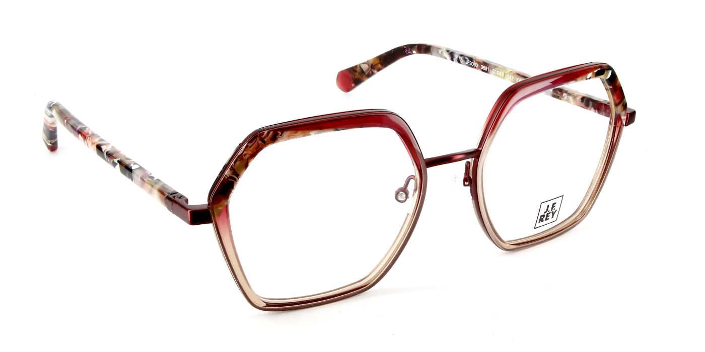 JF3060 C3691 Gradient Burgundy/Floral/Pink