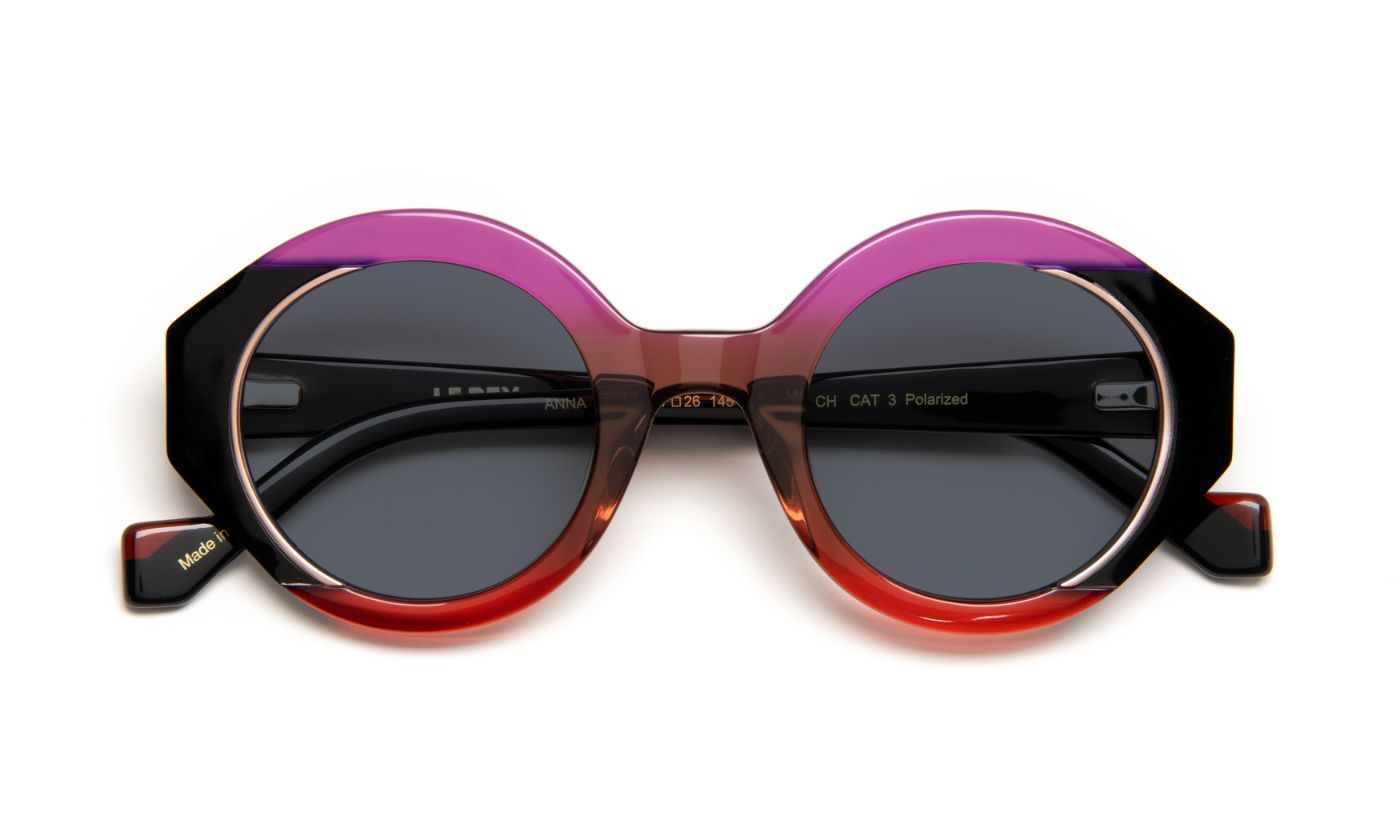 Anna C0078 Black/Purple Gradient