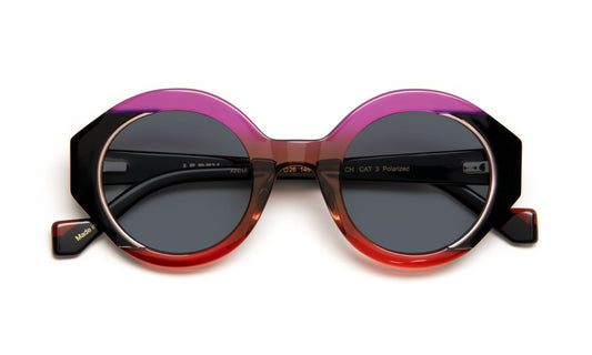 Anna C0078 Black/Purple Gradient
