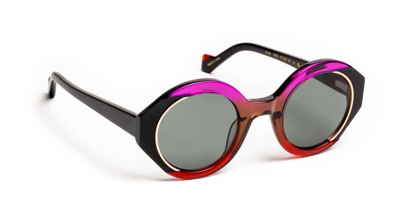 Anna C0078 Black/Purple Gradient