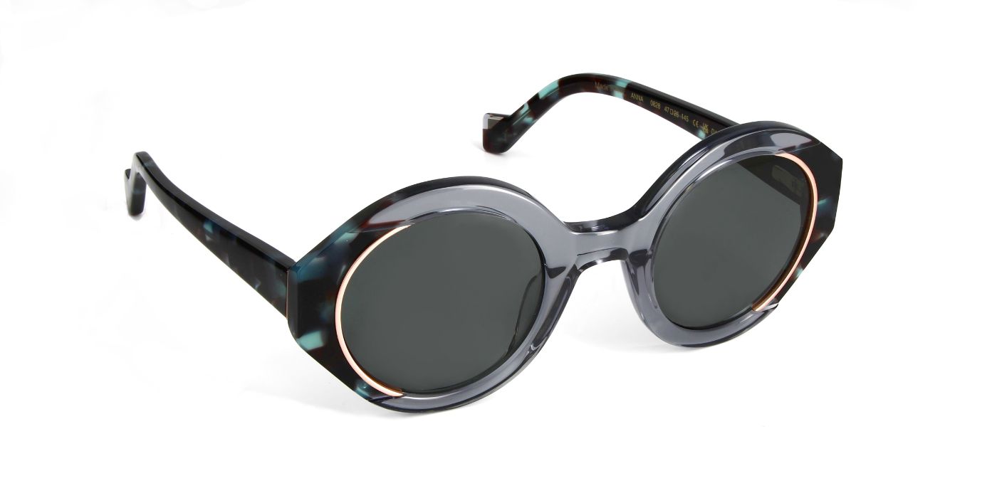 Anna C0828 Gray/Tortoiseshell Green
