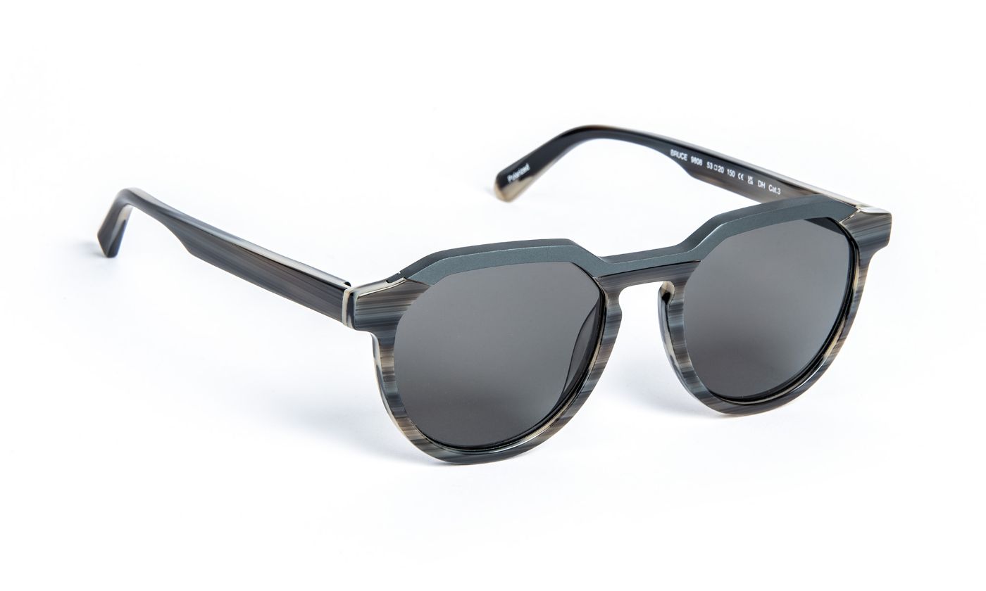 Bruce C9808 Aluminium Ruthenium/Horn/Gray Ar