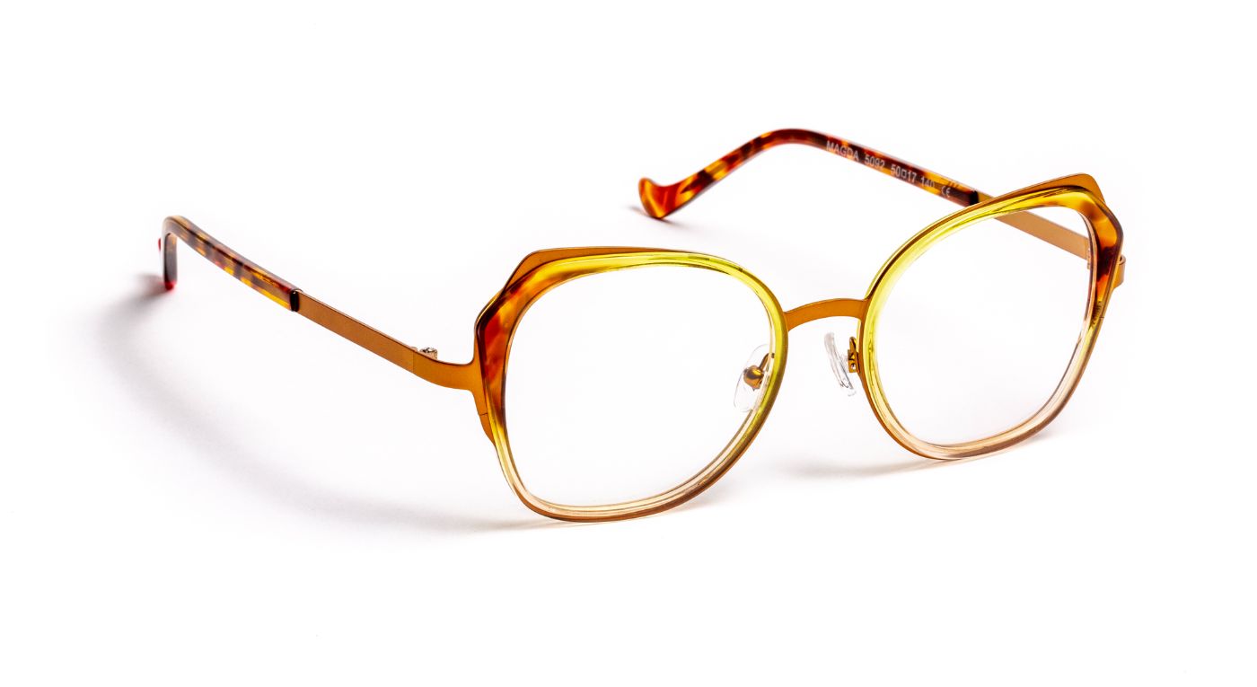 Magda C5092 Yellow/Tortoiseshell Blond/Copper Satin