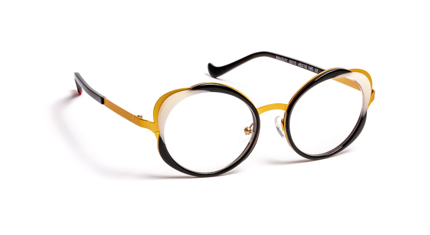 Maguy C0010 Black/White/Satin Gold