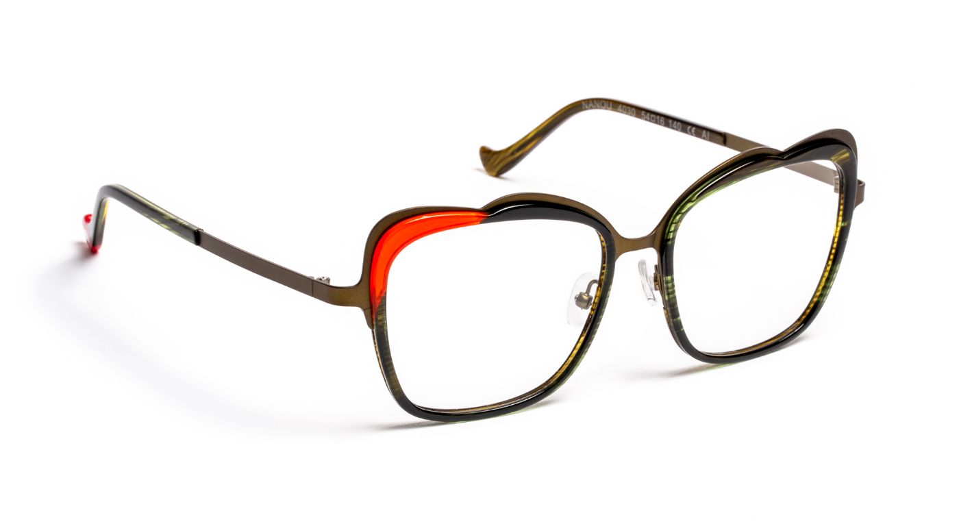 Nanou C4030 Khaki/Red