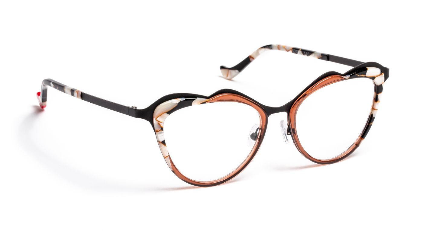 Ninette C9000 Brown Transparent/Mesh Black/White