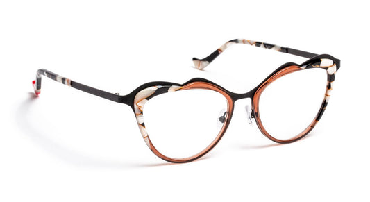 Ninette C9000 Brown Transparent/Mesh Black/White