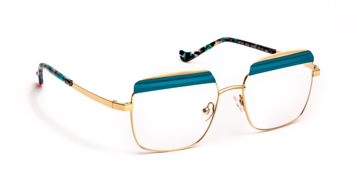 Petra C5524 Gold/Blue Peacock