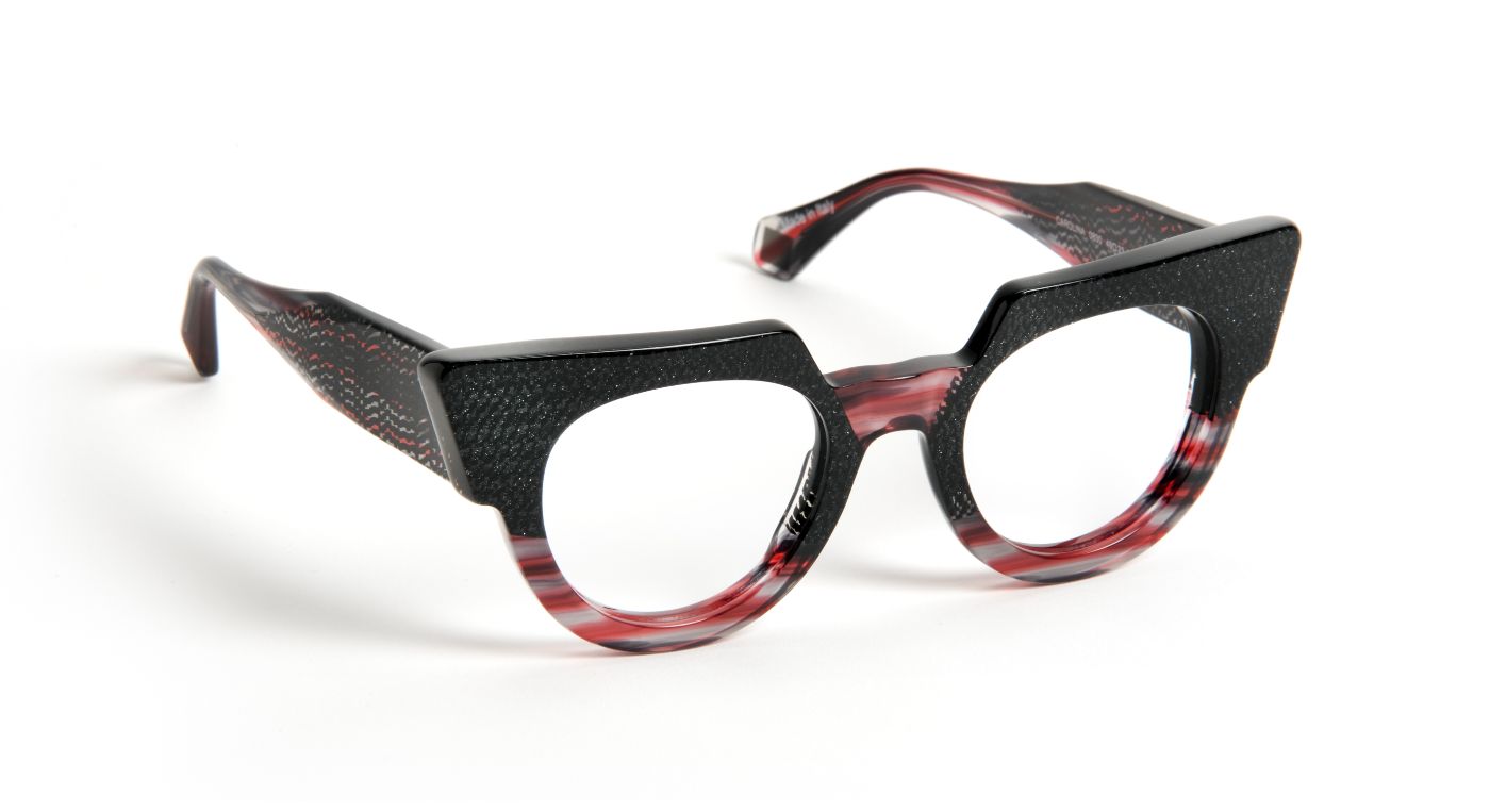 Carolina C0830 Black Geometrique/Red Striped