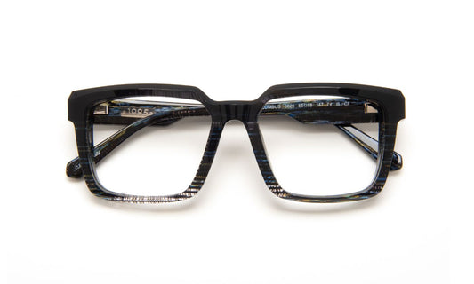 Columbus C0825 Black Striped/Blue Laine