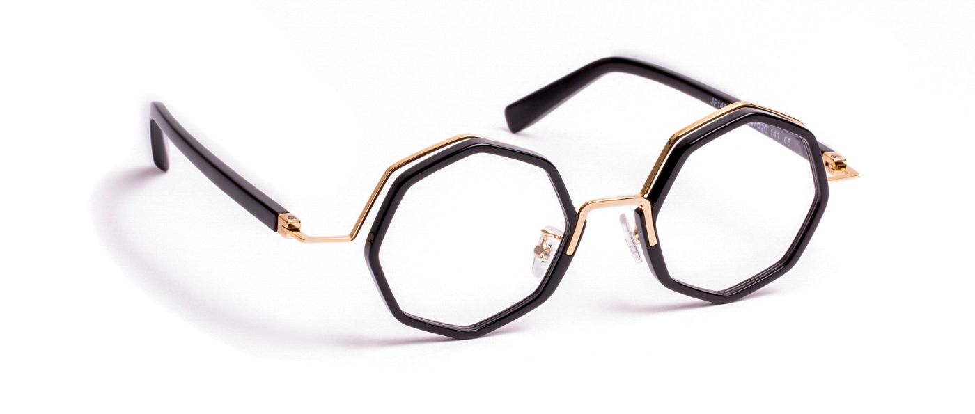 JF1483 C0050 Shiny Black/Shiny Gold