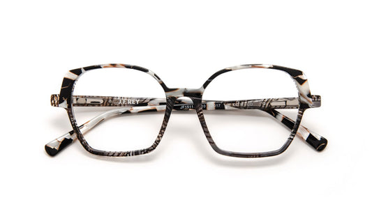 JF1511 C0510 Mesh Black/White Pearly Black