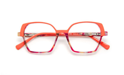 JF1511 C6080 Orange Fluorescent/Pink