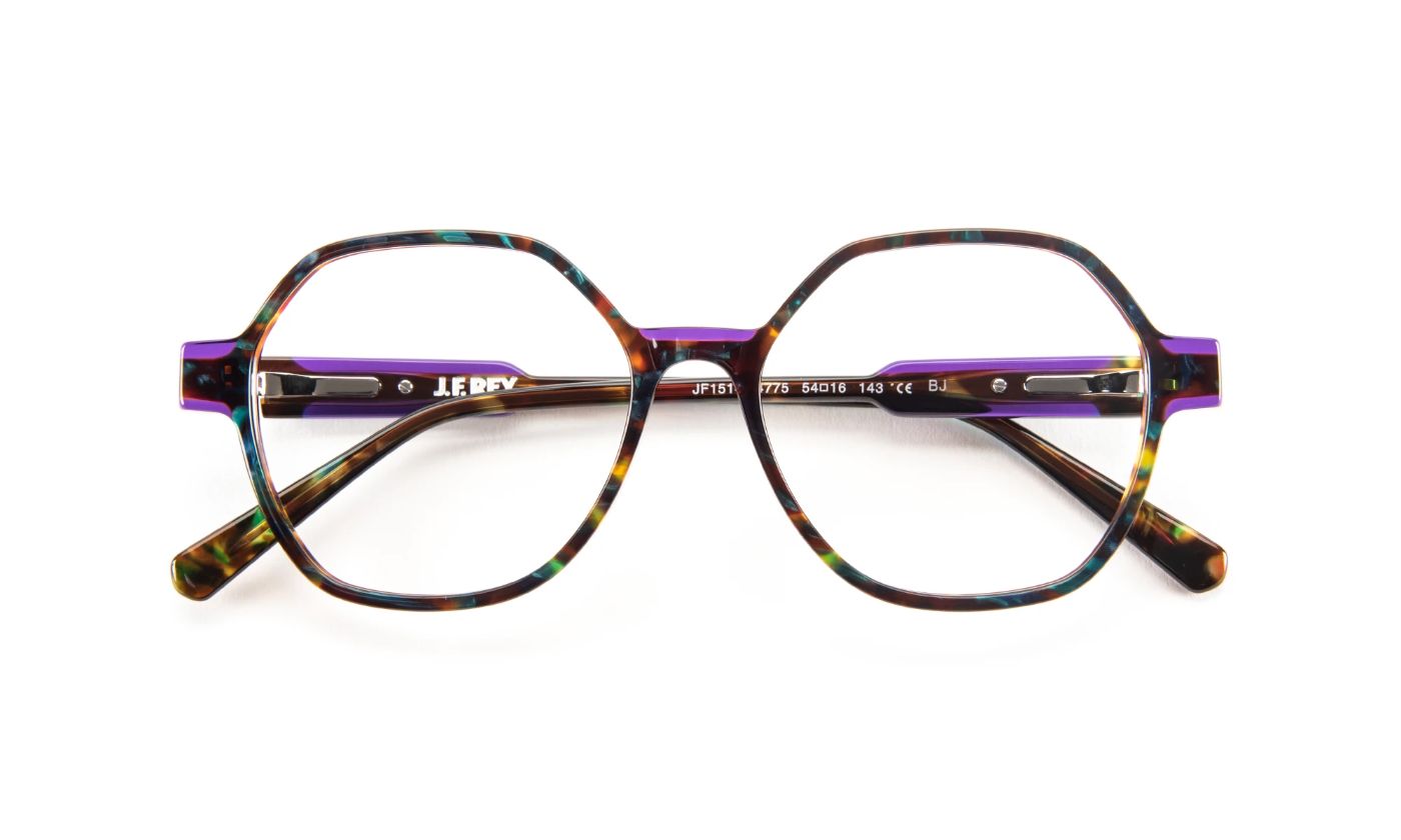 JF1514 C4775 Blue Tortoiseshell Green/Purple