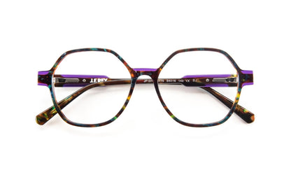 JF1514 C4775 Blue Tortoiseshell Green/Purple