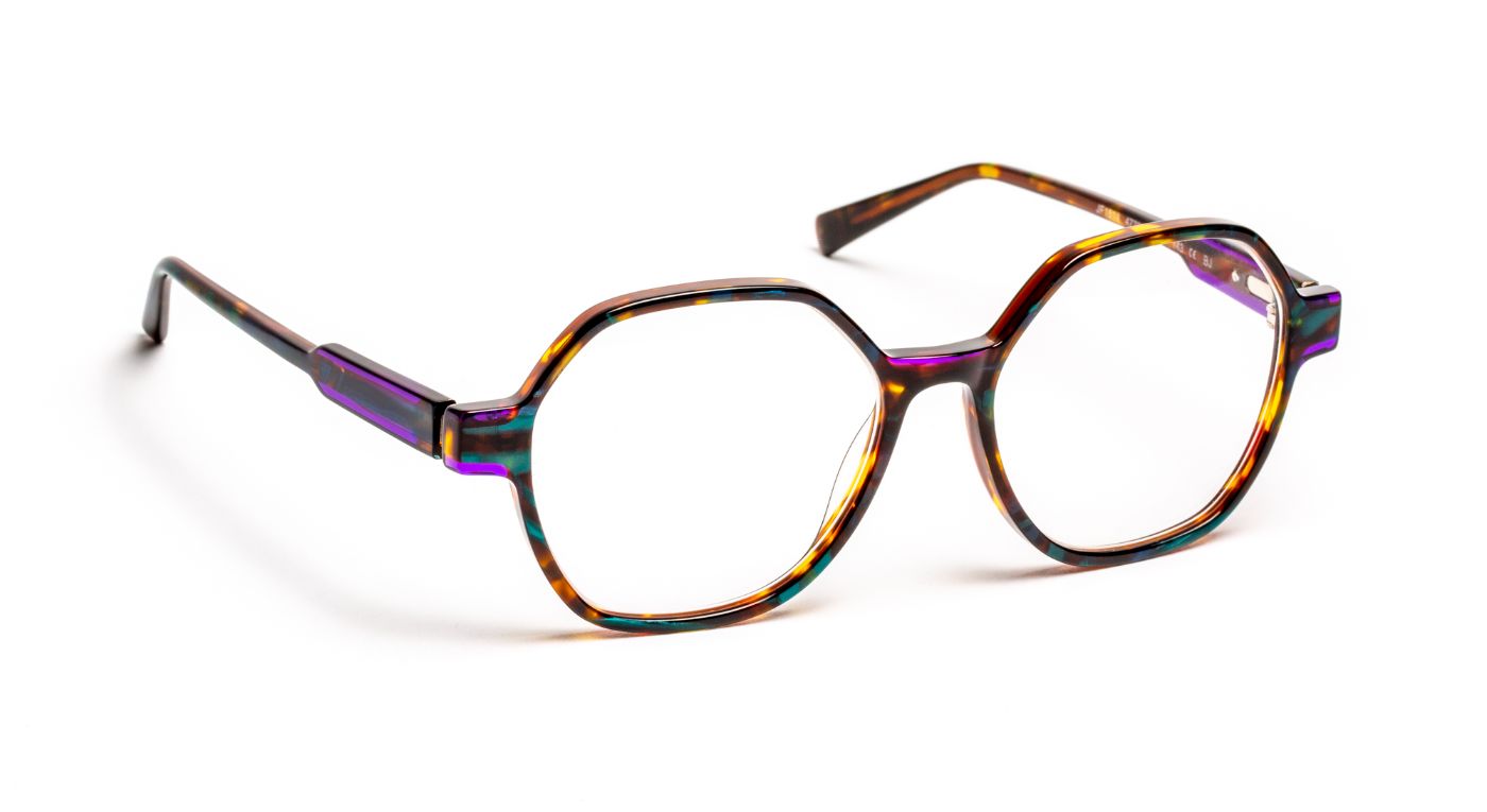 JF1514 C4775 Blue Tortoiseshell Green/Purple