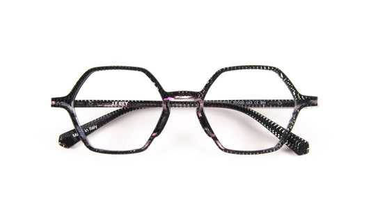 JF1520 C0570 Black Pixel/Purple Floral