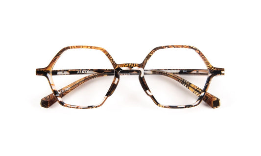 JF1520 C9010 Brown Floral/White Pearly