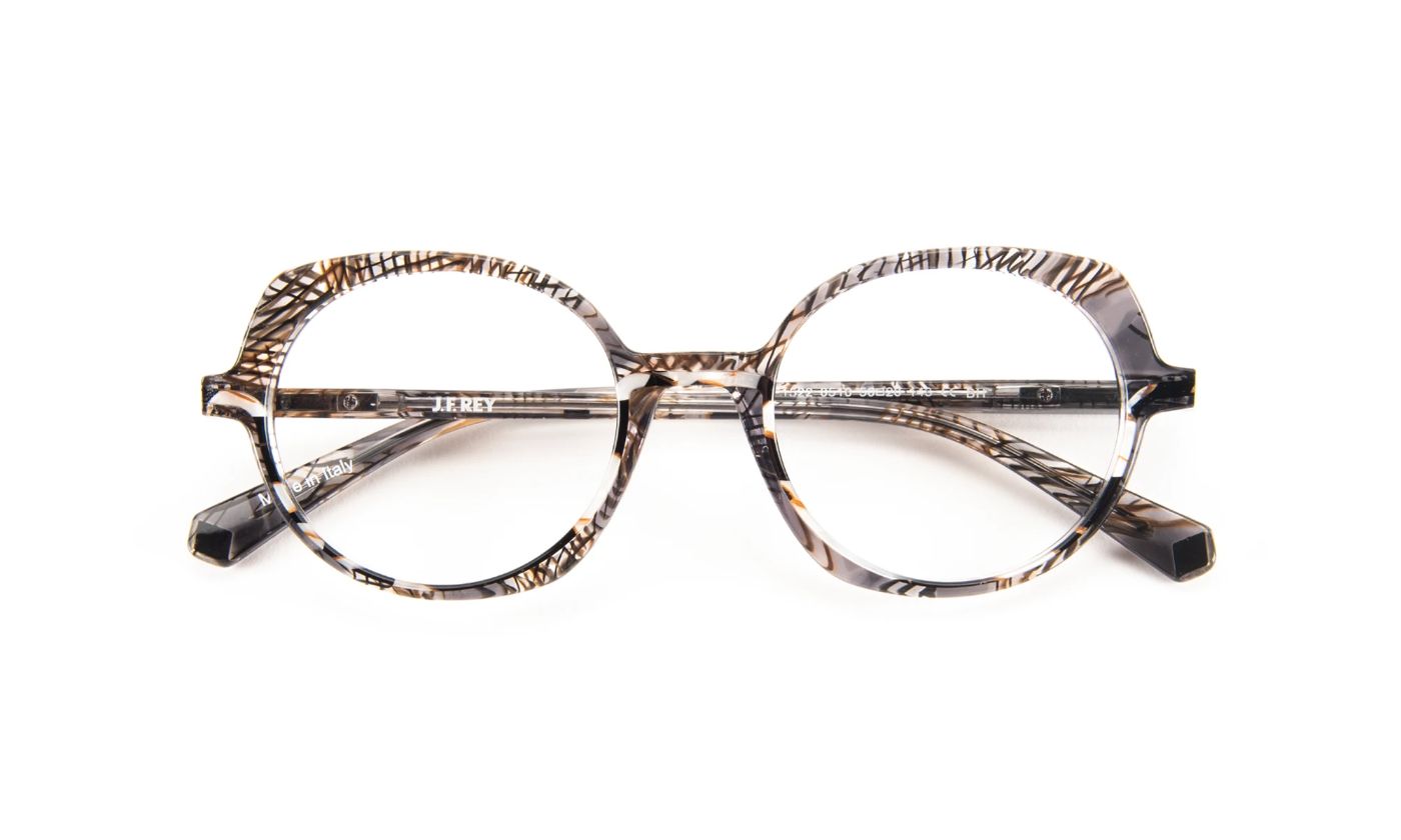 JF1522 C0510 Gray Floral/White Pearly