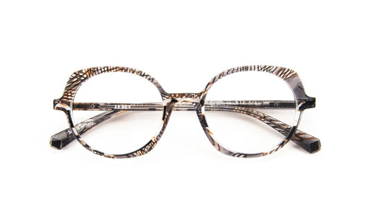 JF1522 C0510 Gray Floral/White Pearly