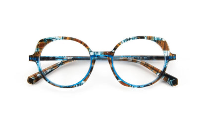 JF1522 C2590 Blue Brown Transparent