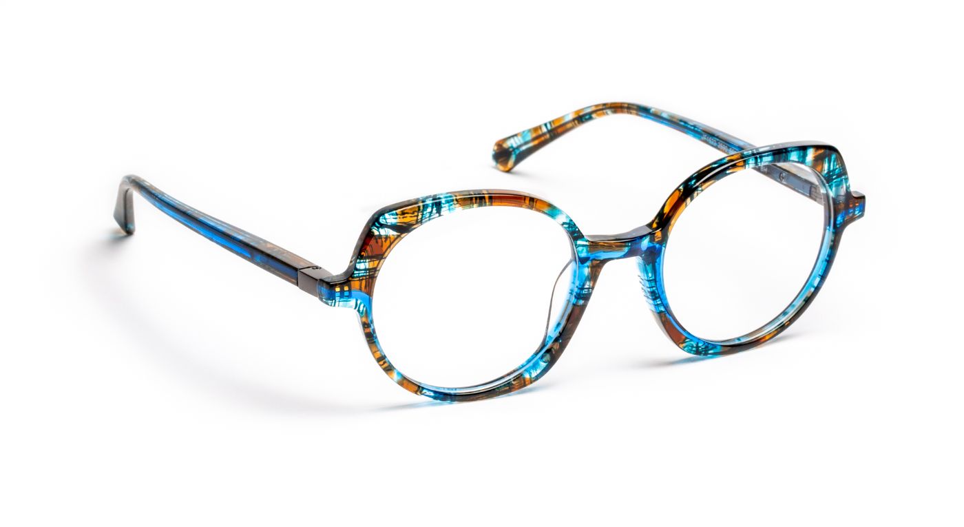 JF1522 C2590 Blue Brown Transparent