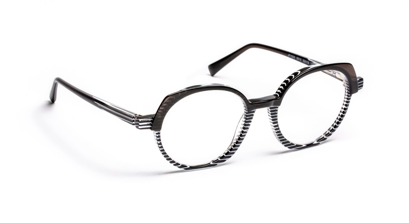 JF1523 C0010 Striped Black White/Black