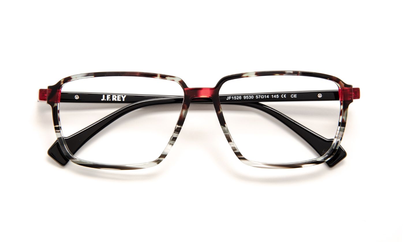 JF1526 C9530 Gradient Tortoiseshell/Red/Black