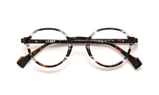 JF1527 C0935 Tortoiseshell Gray/Burgundy