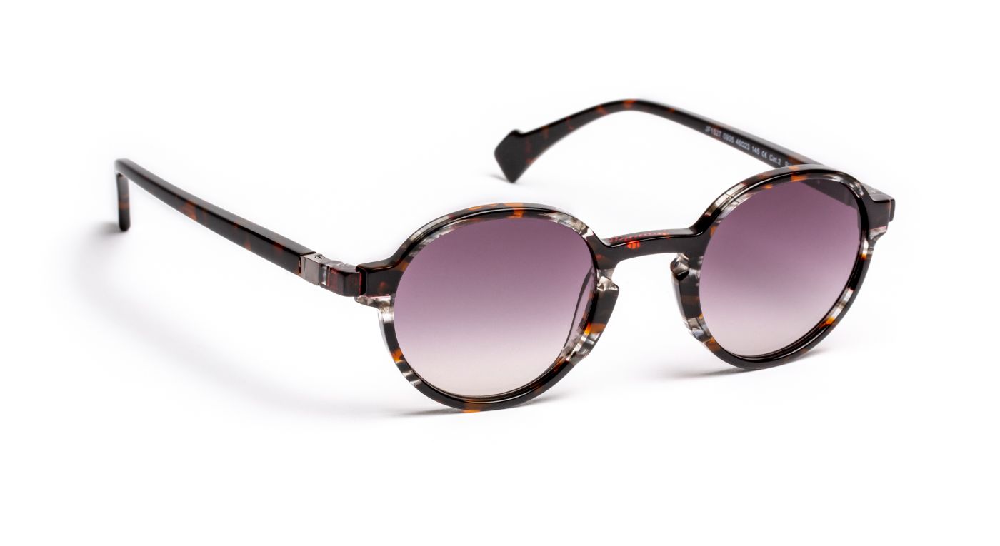 JF1527 C0935SOL Tortoiseshell Gray/Burgundy