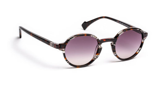 JF1527 C0935SOL Tortoiseshell Gray/Burgundy