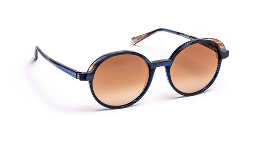 JF1528 C2520SOL Striped Blue/Brown Pearly