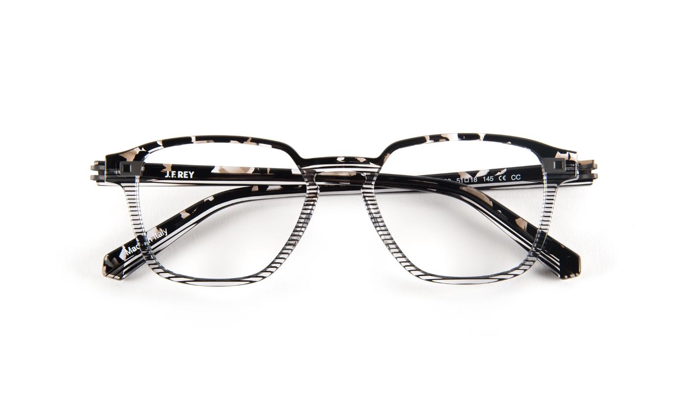 JF1531 C9900 Tortoiseshell/Black/Cristal Striped