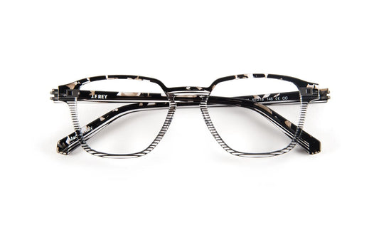 JF1531 C9900 Tortoiseshell/Black/Cristal Striped