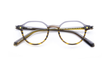 JF1532 C0650 Gray Gunmetal/Tortoiseshell Yellow