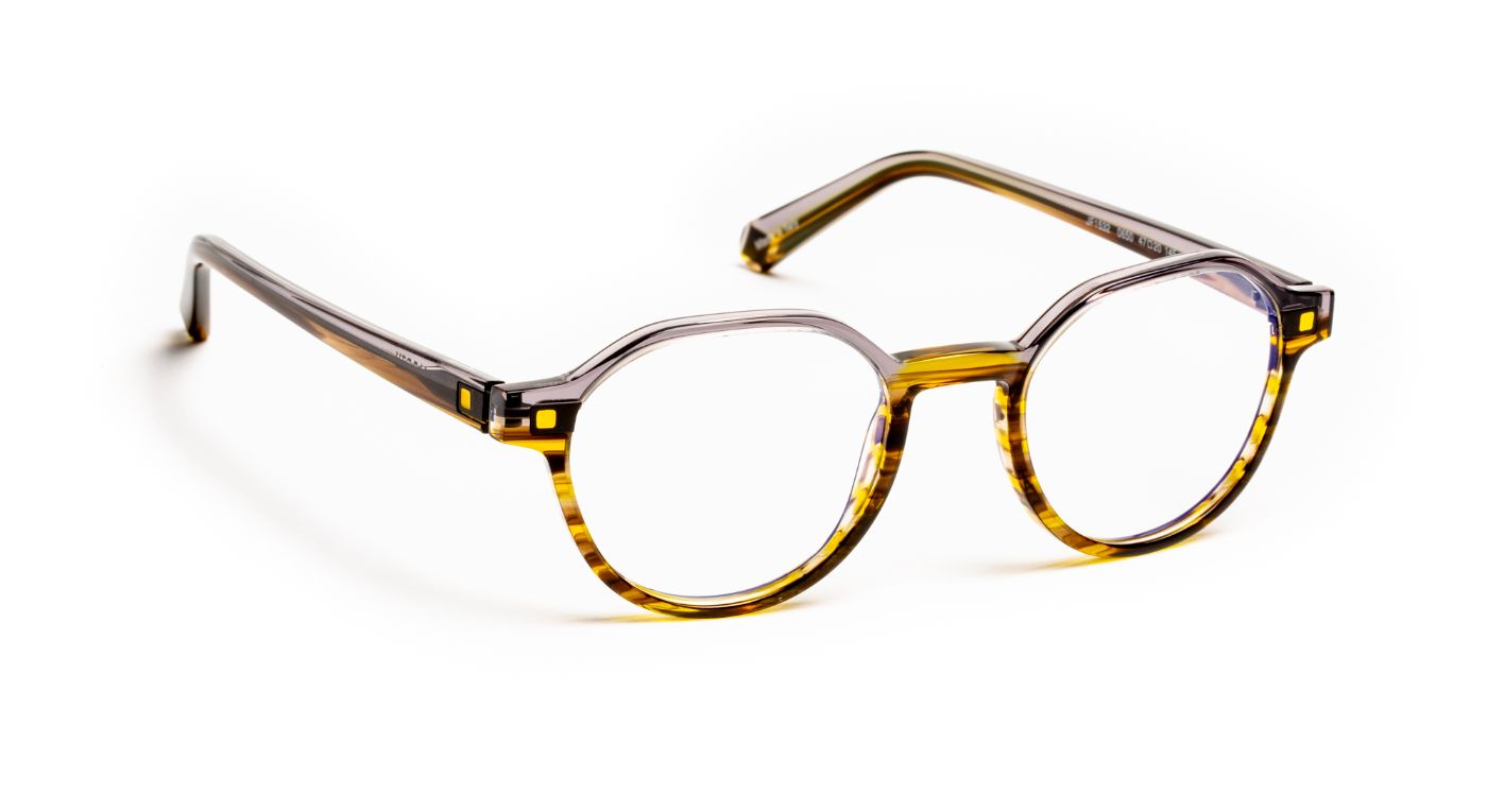 JF1532 C0650 Gray Gunmetal/Tortoiseshell Yellow