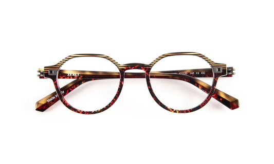 JF1532 C0939 Brown/Beige Striped/Red Python