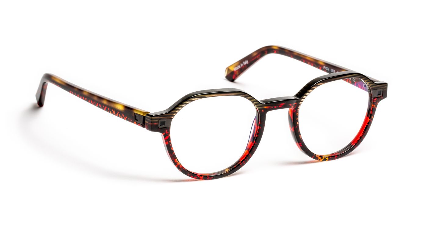 JF1532 C0939 Brown/Beige Striped/Red Python
