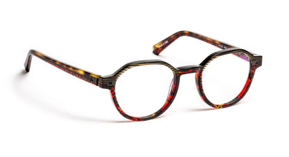 JF1532 C0939 Brown/Beige Striped/Red Python