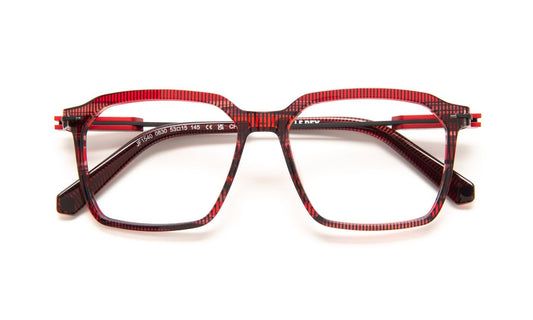 JF1540 C0830 Black/Red Striped