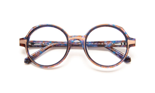 JF1542 C2981 Indigo Blue/Pink Gold