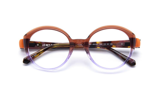 JF1546 C7560 Plum Purple Gradient/Orange