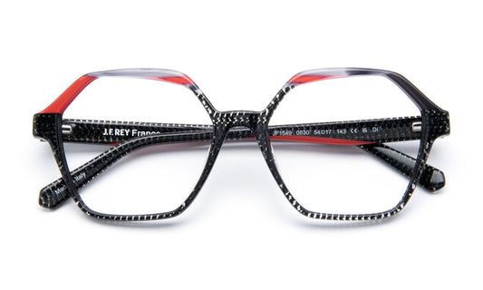 JF1549 C0830 Black Pixel/Red