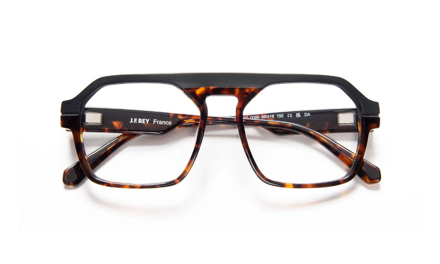 JF1557 C0090 Matte Black/Tortoiseshell