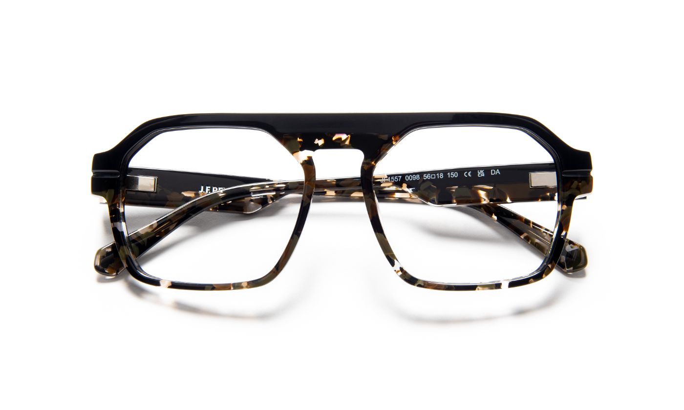 JF1557 C0098 Shiny Black/Tortoiseshell